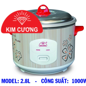 Nồi cơm điện Diamond - Nồi cơ, 2.8 lít, 800W