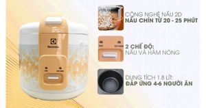 Nồi cơm điện Electrolux ERC3105 - 1.8 lít, 770W