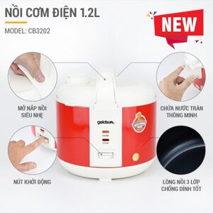 Nồi cơm điên Goldsun CB3202 - 1.2l