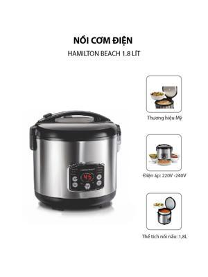 Nồi cơm điện nắp gài Hamilton Beach 37541-IN 1,8L