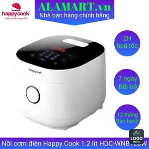 Nồi cơm điện Happy Cook HDC-WNB120W - 1.2 lít