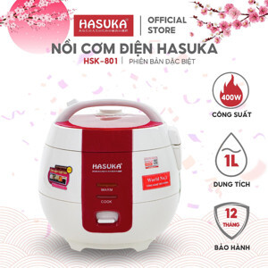 Nồi cơm điện Hasuka HSK-801 1Lít