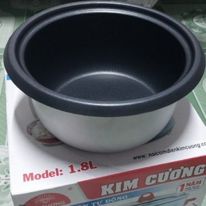 Nồi cơm điện Kim Cương - Nồi cơ nắp rời, 1.8 lít, 700W