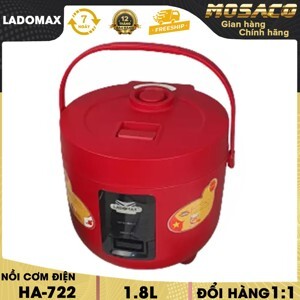 Nồi cơm điện Ladomax HA-722 1.8 Lít