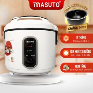 Nồi cơm điện lòng niêu 3D Masuto Luxury GS-50P - 1.8 lít