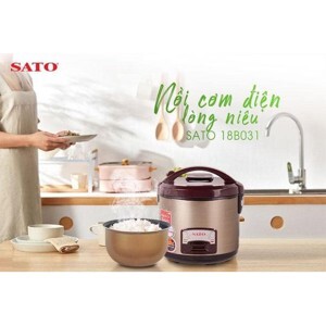 Nồi cơm điện lòng niêu Sato 18B031 1.8L