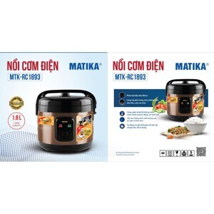 Nồi cơm điện Matika MTK-RC 1893, 1.8L