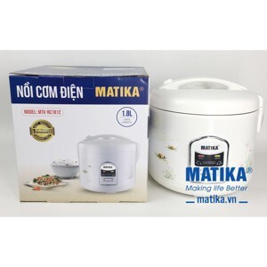 Nồi cơm điện Matika MTK-RC1812 - 1.8 lít