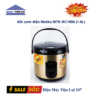 Nồi cơm điện Matika MTK RC1896, 1.8L