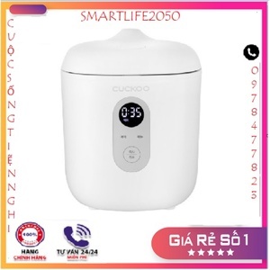 Nồi cơm điện mini Cuckoo Marshmallow CR-0255MW