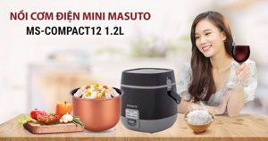 Nồi cơm điện mini Masuto MS-Compact12 - 1.2 lít