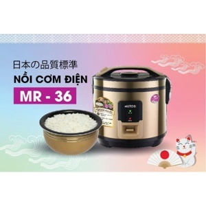 Nồi cơm điện Mutosi MR36, 1.8 lít