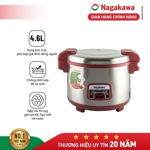 Nồi cơm điện Nagakawa NAG0108 - 4,6 lít