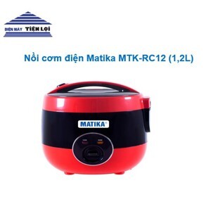 Nồi cơm điện nắp gài Matika MTK-RC12 - 1.2L