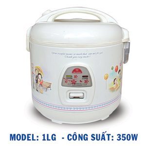 Nồi cơm điện nắp liền Kim Cương KC-1LG (1lít)