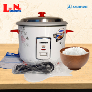 Nồi cơm điện nắp rời Asanzo 2.2 lít RC-22WR