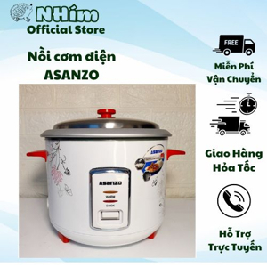 Nồi cơm điện nắp rời Asanzo 3.2 lít RC-30WR