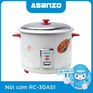 Nồi cơm điện nắp rời Asanzo RC-30AS1