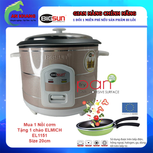 Nồi cơm điện nắp rời Bigsun BR-18CL