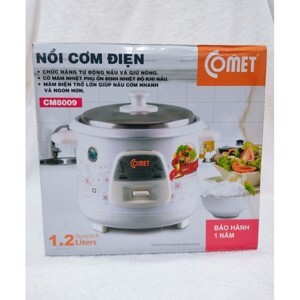 Nồi cơm điện nắp rời Comet CM8009 - 1.2 lít