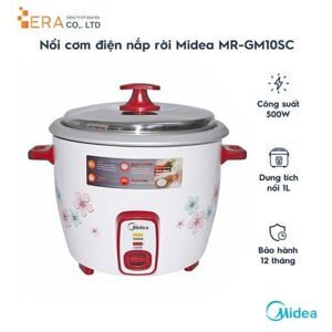 Nồi cơm điện nắp rời Midea MR-GM10SC - 1L