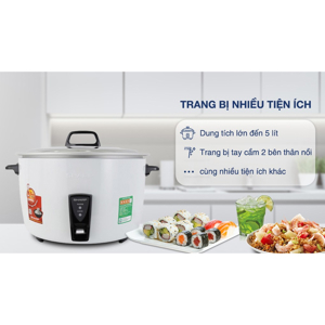 Nồi cơm điện nắp rời Sharp KSH-D55 (5 lít)