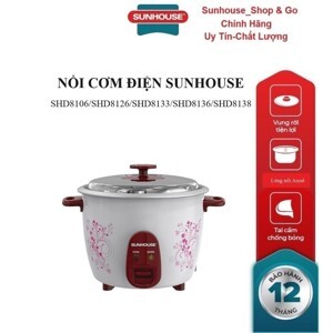 Nồi cơm điện nắp rời Sunhouse SHD8133