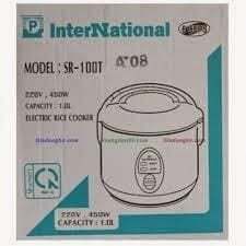 Nồi cơm điện nhập khẩu International SR-100T - 1 lít