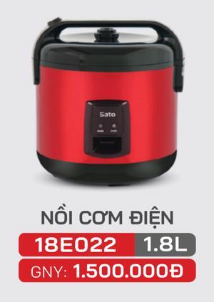 Nồi cơm điện Sato 18E022 - 1.8L