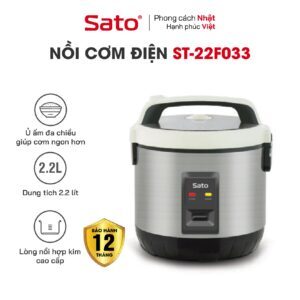 Nồi cơm điện Sato 22F033 2.2 lít