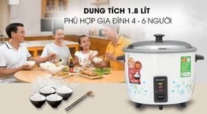 Nồi cơm điện Sharp KSH-218SNV-SF -  1.8 lít
