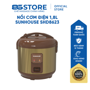 Nồi cơm điện Sunhouse 1.8 lít SHD8623