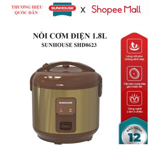 Nồi cơm điện Sunhouse 1.8 lít SHD8623