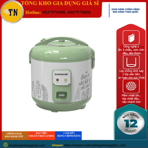 Nồi cơm điện Sunhouse 1.8 lít SHD8621