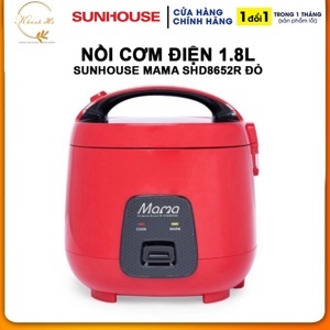 Nồi cơm điện Sunhouse Mama SHD8652R - 1.8 lít