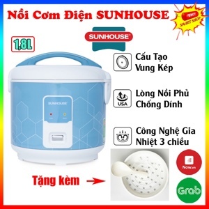 Nồi cơm điện Sunhouse SHD8622G - 1.8 lít