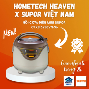 Nồi cơm điện Supor CFXB16YB3VN36 (CFXB16YB3VN-36) - Nồi cơ, 0.8 lít - 360W