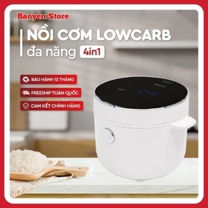 Nồi cơm điện tách đường Lazychef Lowcarb 4 in 1