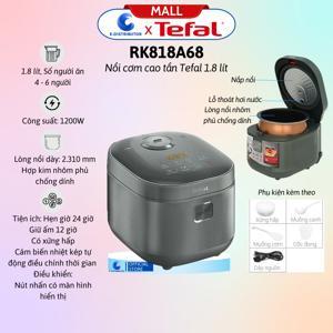 Nồi cơm điện tử cao tần Tefal RK818A68 - 1.8 lít
