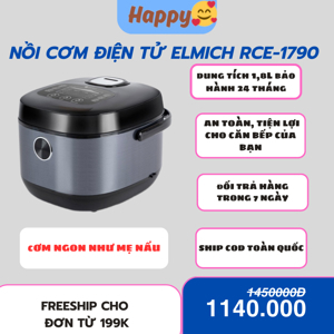 Nồi cơm điện tử Elmich 1,8L RCE1790