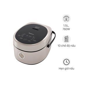 Nồi cơm điện tử Kangaroo KG15DR10 - 1.5 lít