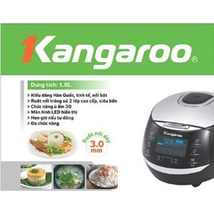 Nồi cơm điện tử Kangaroo KG595 - 1.8L