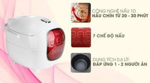 Nồi cơm điện tử Midea MB-FS1617 - 0.6 lít