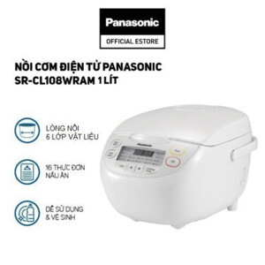 Nồi cơm điện tử Panasonic SR-CL108WRAM - 1 lít