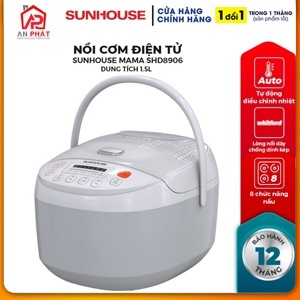 Nồi cơm điện tử Sunhouse 1.8 lít SHD8906