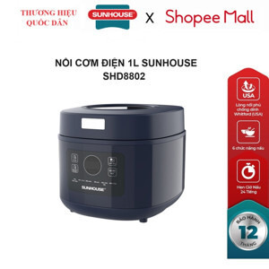 Nồi cơm điện tử Sunhouse SHD8802 1 lít