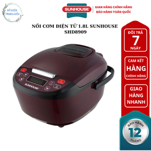 Nồi cơm điện tử Sunhouse SHD8909 - 1.8L