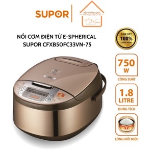 Nồi cơm điện tử Supor CFXB50FC33VN-75 - 1.8L