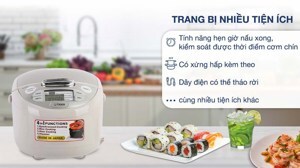 Nồi cơm điện tử Tiger JAXS18W, 1.8L