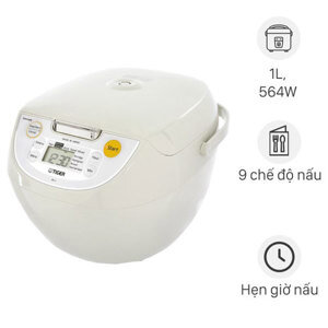 Nồi cơm điện tử Tiger JBV-S10W, 1Lít
